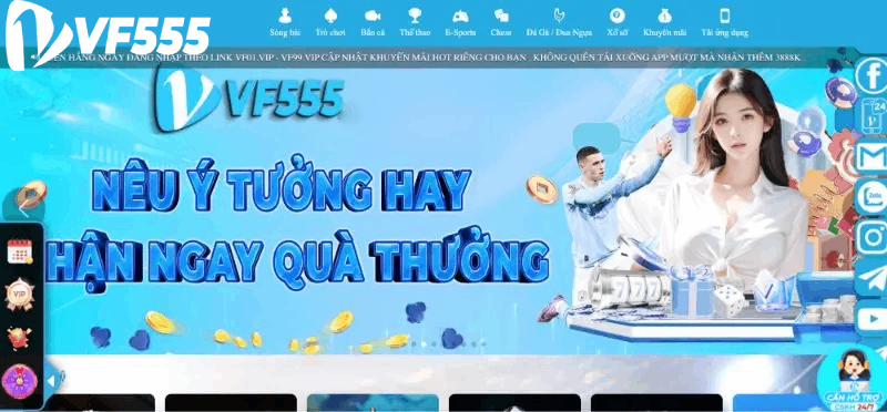 Sứ mệnh và cam kết của cổng game VF555